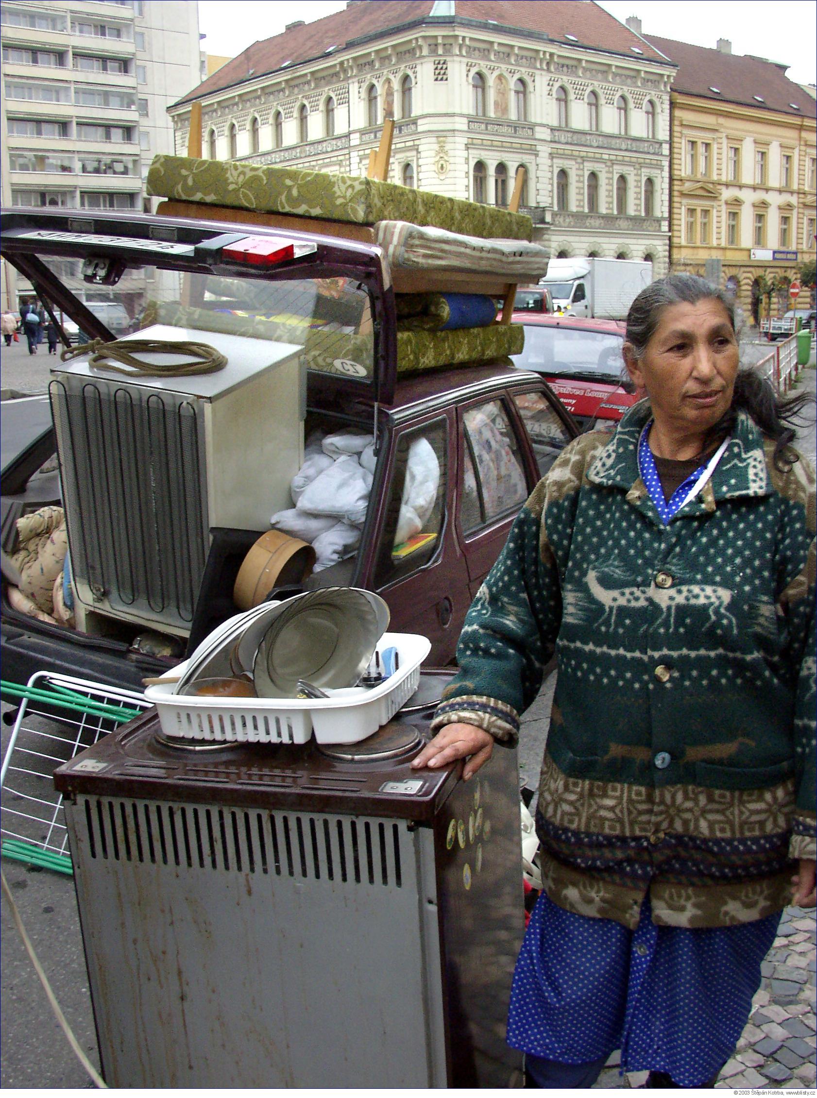 ilustrační foto: Vystěhování dlužících Romů v městě Slaný