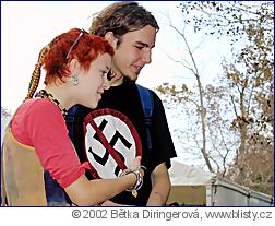 Make love against nazi, foto: Bětka Diringerová, Britské listy